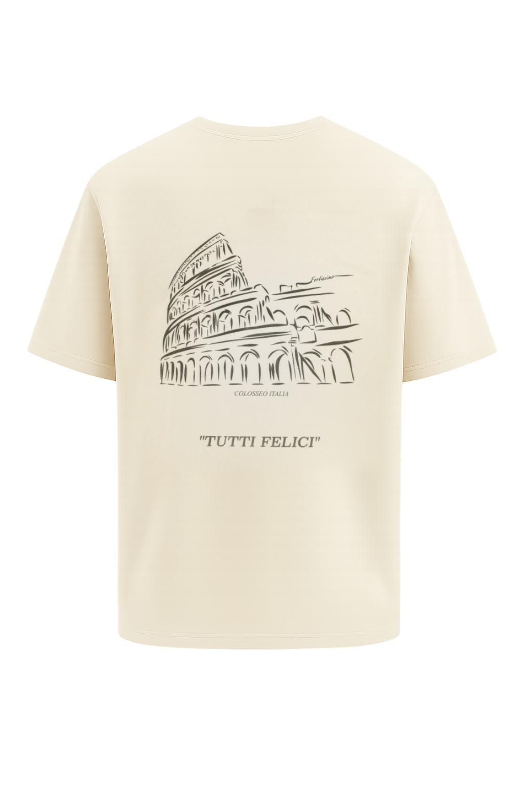 Colosseo Oversized T-Shirt - Creme