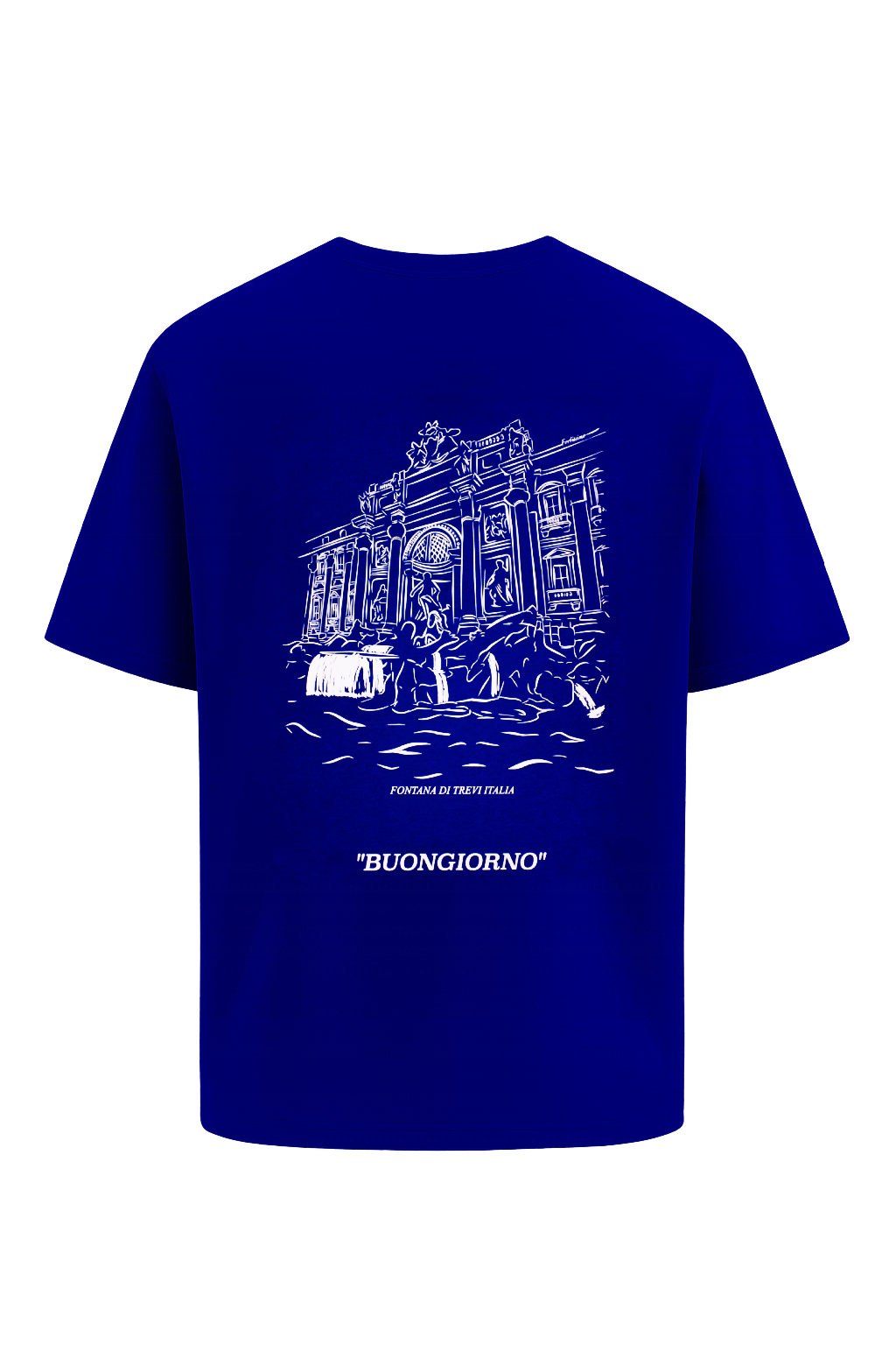 Fontana Di Trevi T-Shirt - Blue