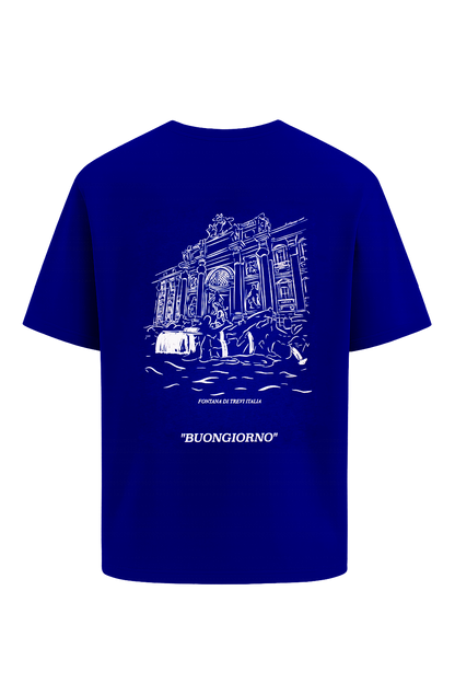Fontana Di Trevi T-Shirt - Blue - Fortissimo