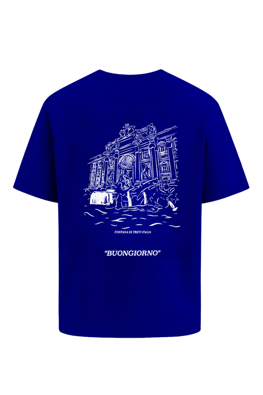 Fontana Di Trevi T-Shirt - Blue - Fortissimo