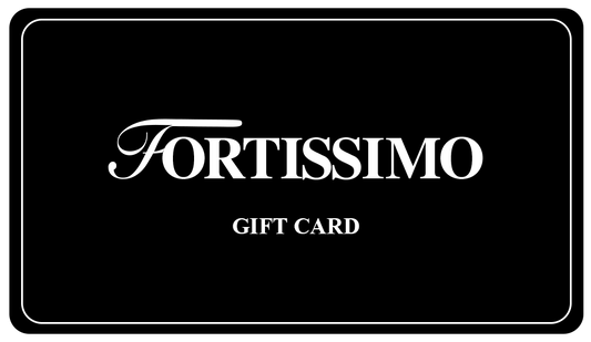 Fortissimo Gift card, ranging from 10 euro to 100 euro 